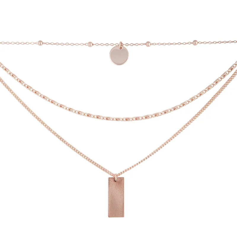 Gold Mixed Chain & Shape Layered Choker sold by lovisa