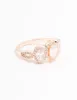 Rose Gold Trio Oval Cubic Zirconia Ring sold by lovisa