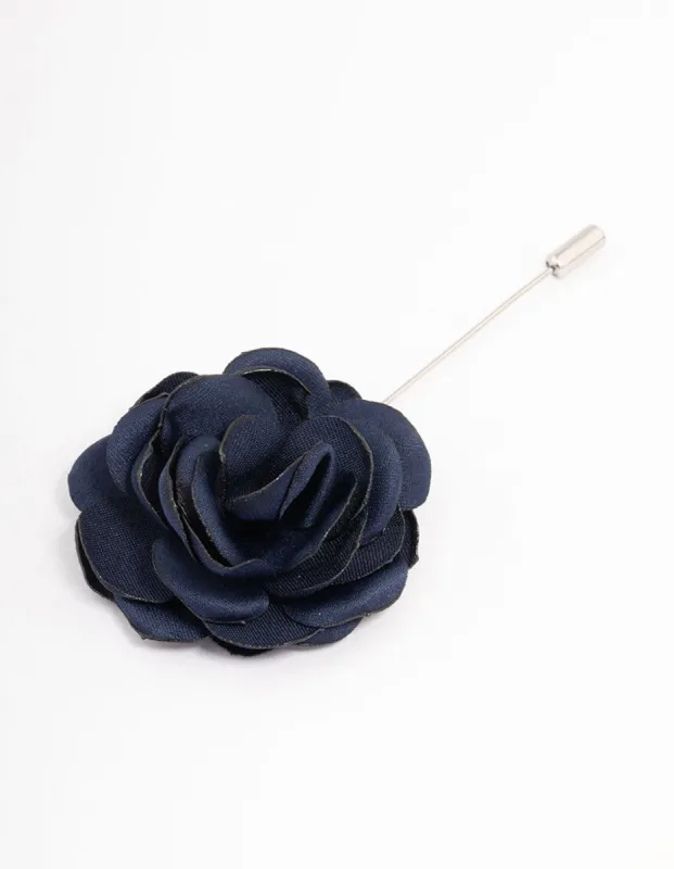 Rhodium Corsage Flower Scarf Pin sold by lovisa