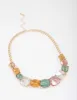 Gold Transparent Graduating Stone Necklace sold by lovisa