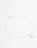 Sterling Silver Cubic Zirconia Cross Pendant Bracelet sold by lovisa