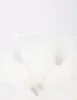 White Fabric Pleated Hair Scrunchie sold by lovisa
