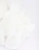 White Fabric Pleated Hair Scrunchie sold by lovisa