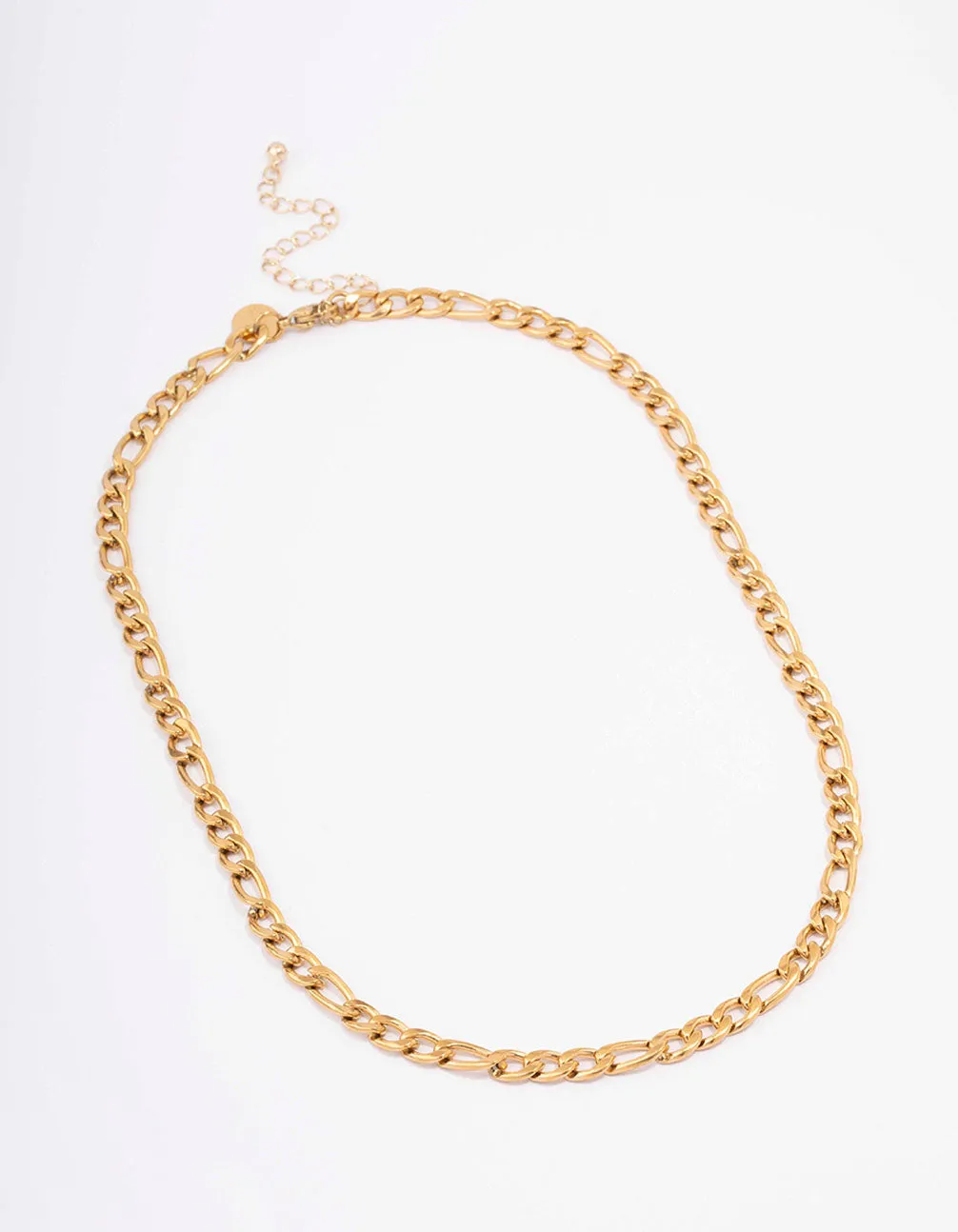 Gold Plated Stainless Steel Chunky Figaro Necklace sold by lovisa product image thumbnail 2