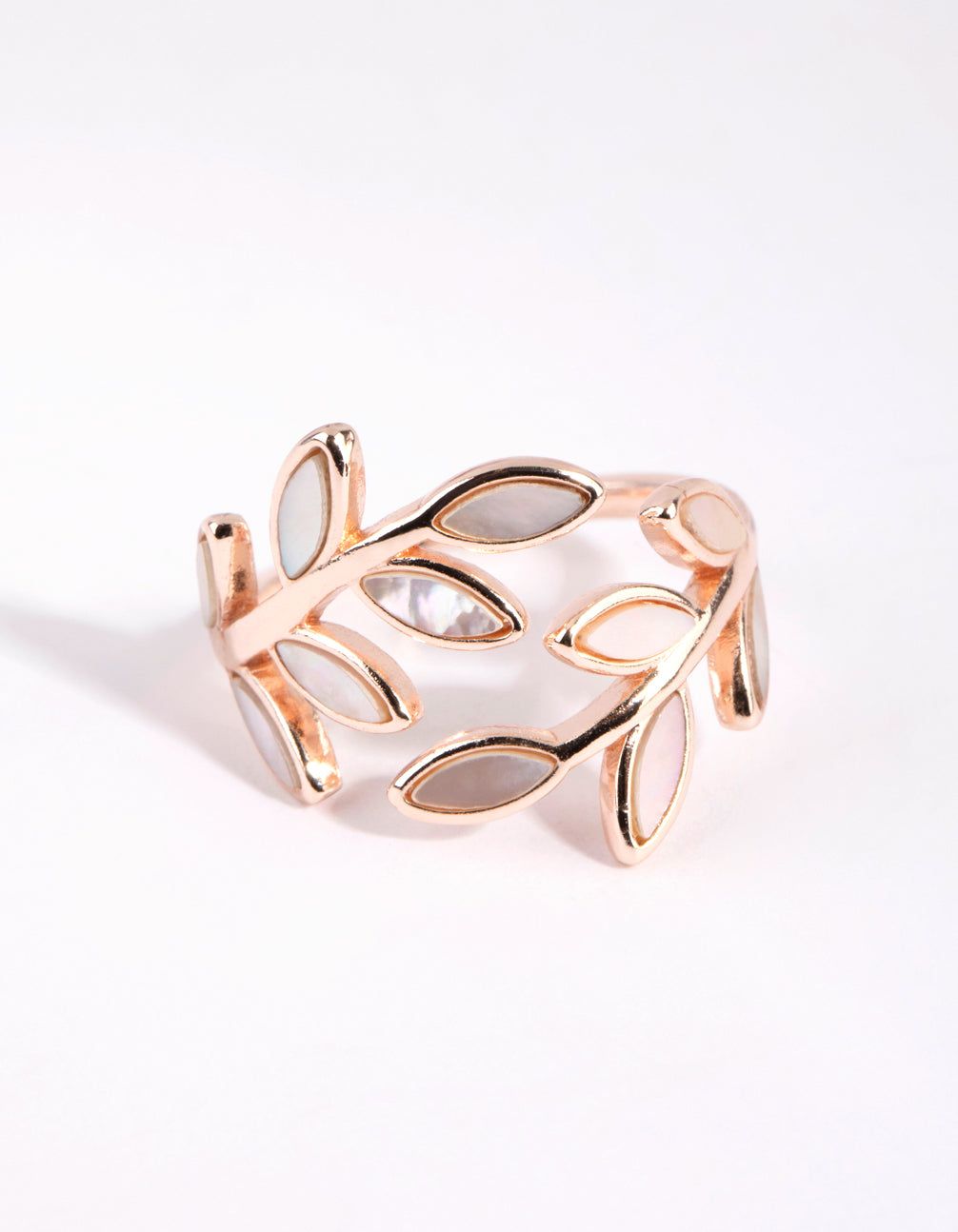 Rose Gold Pink Enamel Butterfly Ring sold by lovisa