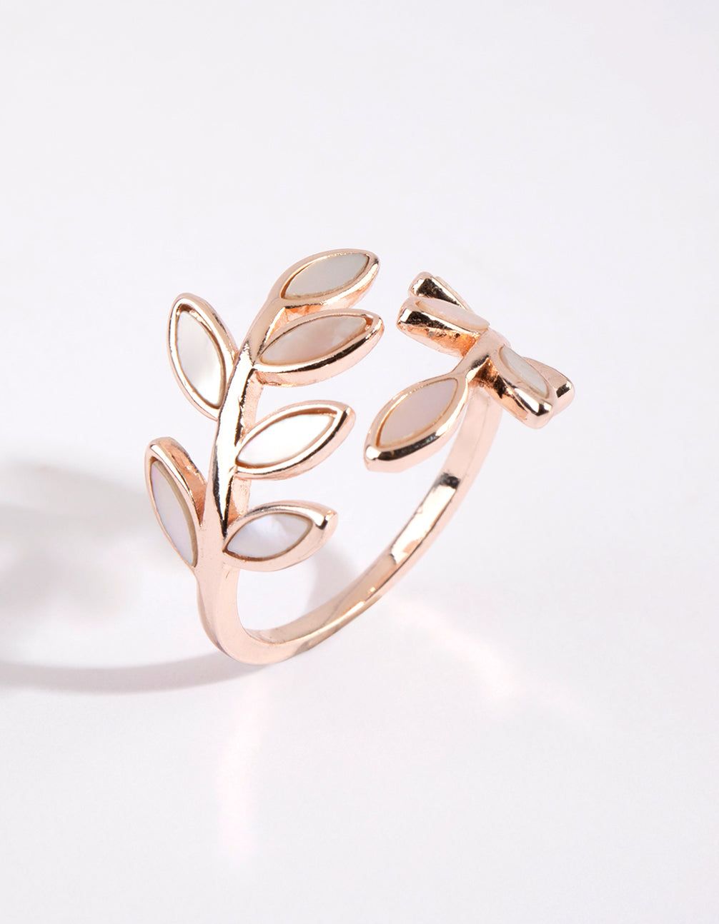 Rose Gold Pink Enamel Butterfly Ring sold by lovisa product image thumbnail 3