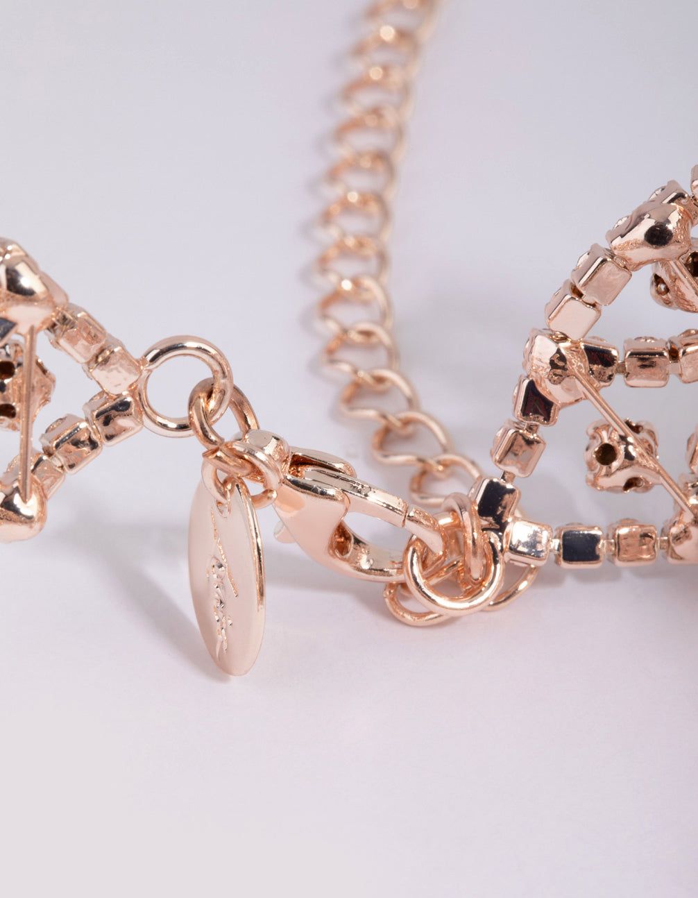 Rose Gold Diamante Statement Choker sold by lovisa product image thumbnail 2