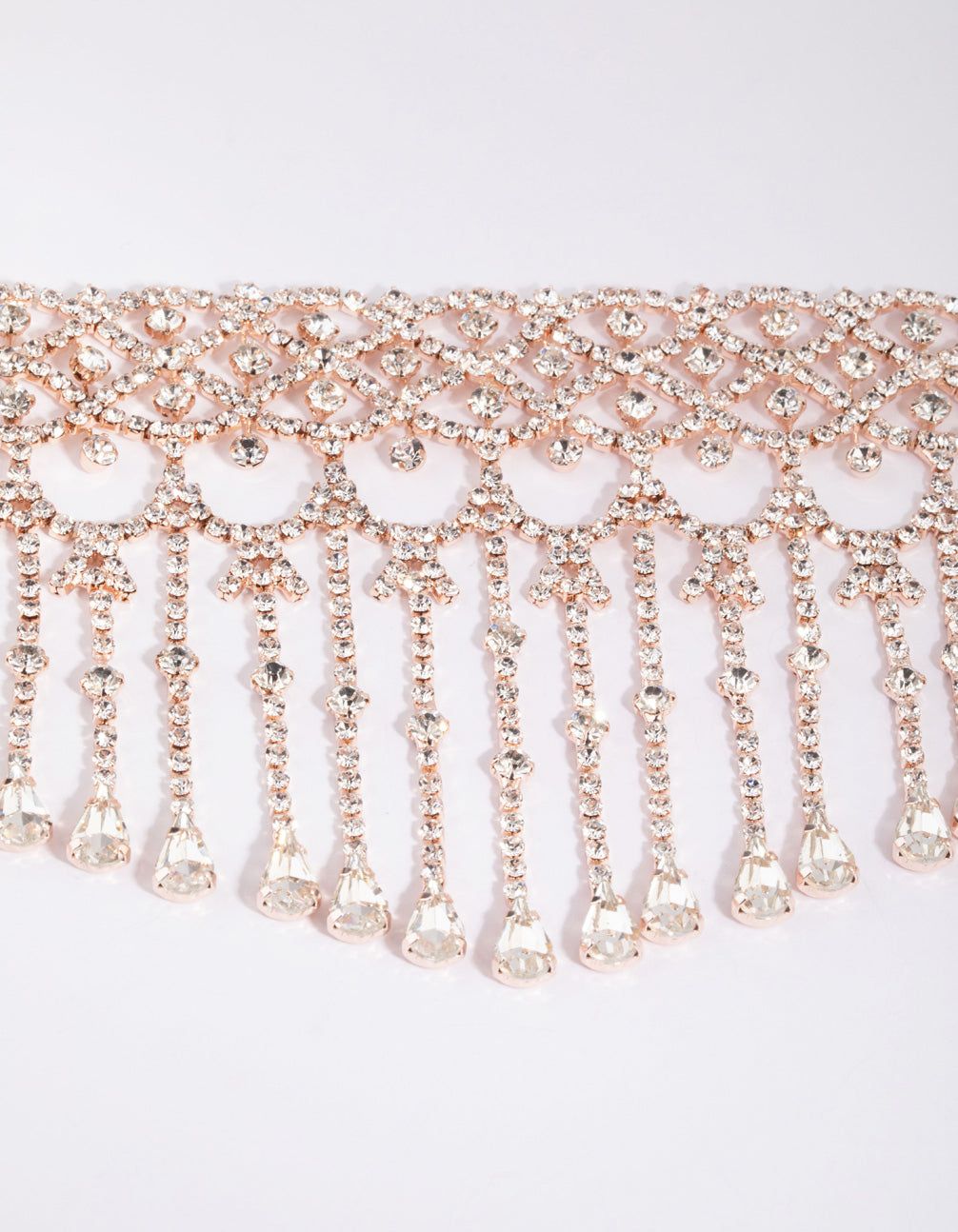 Rose Gold Diamante Statement Choker sold by lovisa product image thumbnail 3