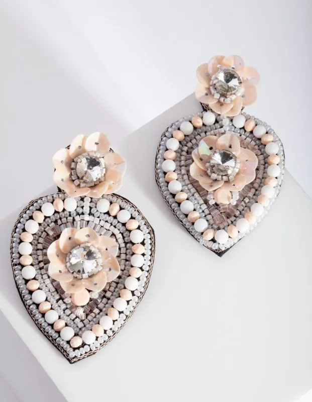 RGLD SQUIN DTL FLRL TEAR DRP ER sold by lovisa