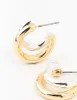 Gold & Silver Plated Illusion Hoop Earrings sold by lovisa