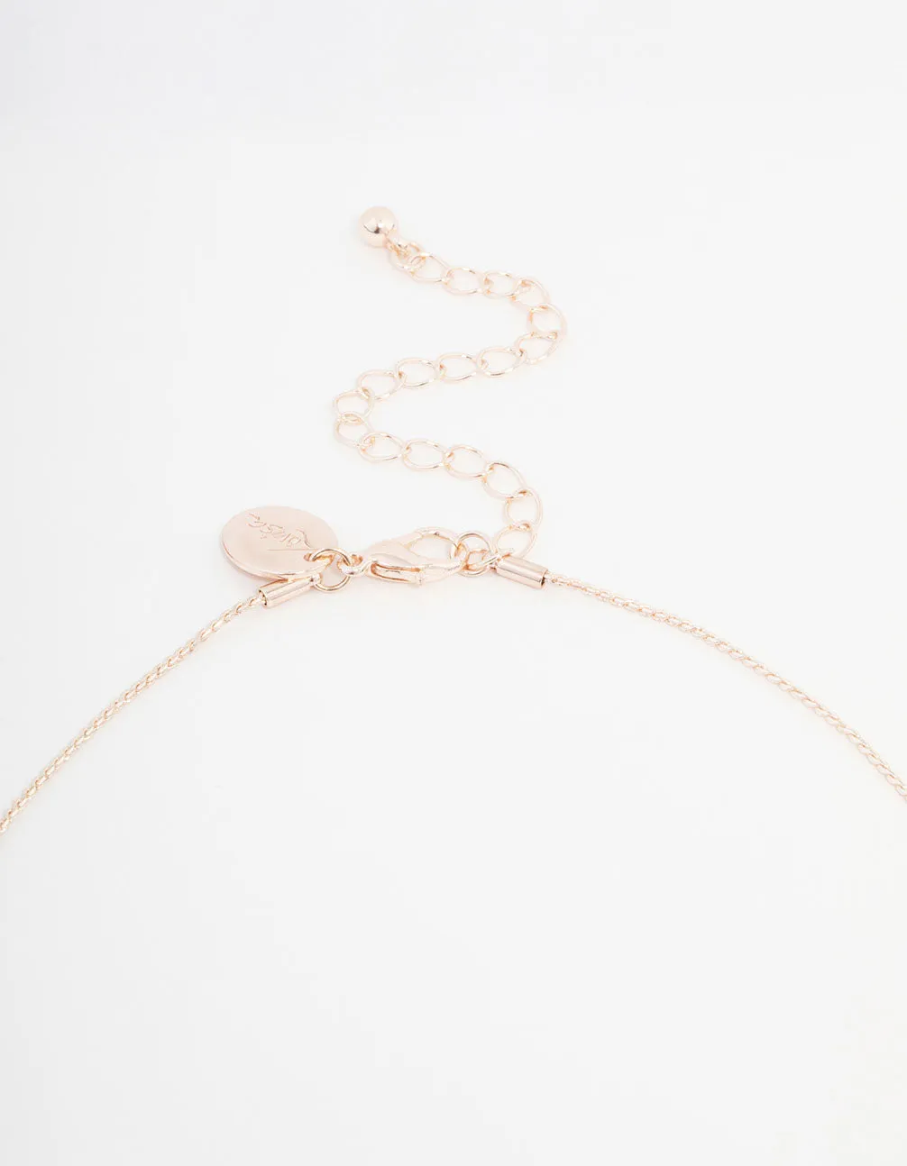 Rose Gold Pearl Charm Long Necklace sold by lovisa product image thumbnail 3