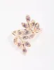 Rose Gold Floral Leaf Wrap Ring sold by lovisa
