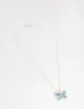 Silver Statement Diamante Butterfly Necklace sold by lovisa