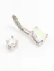 Titanium Small Rounded Pear Belly Button Piercing sold by lovisa