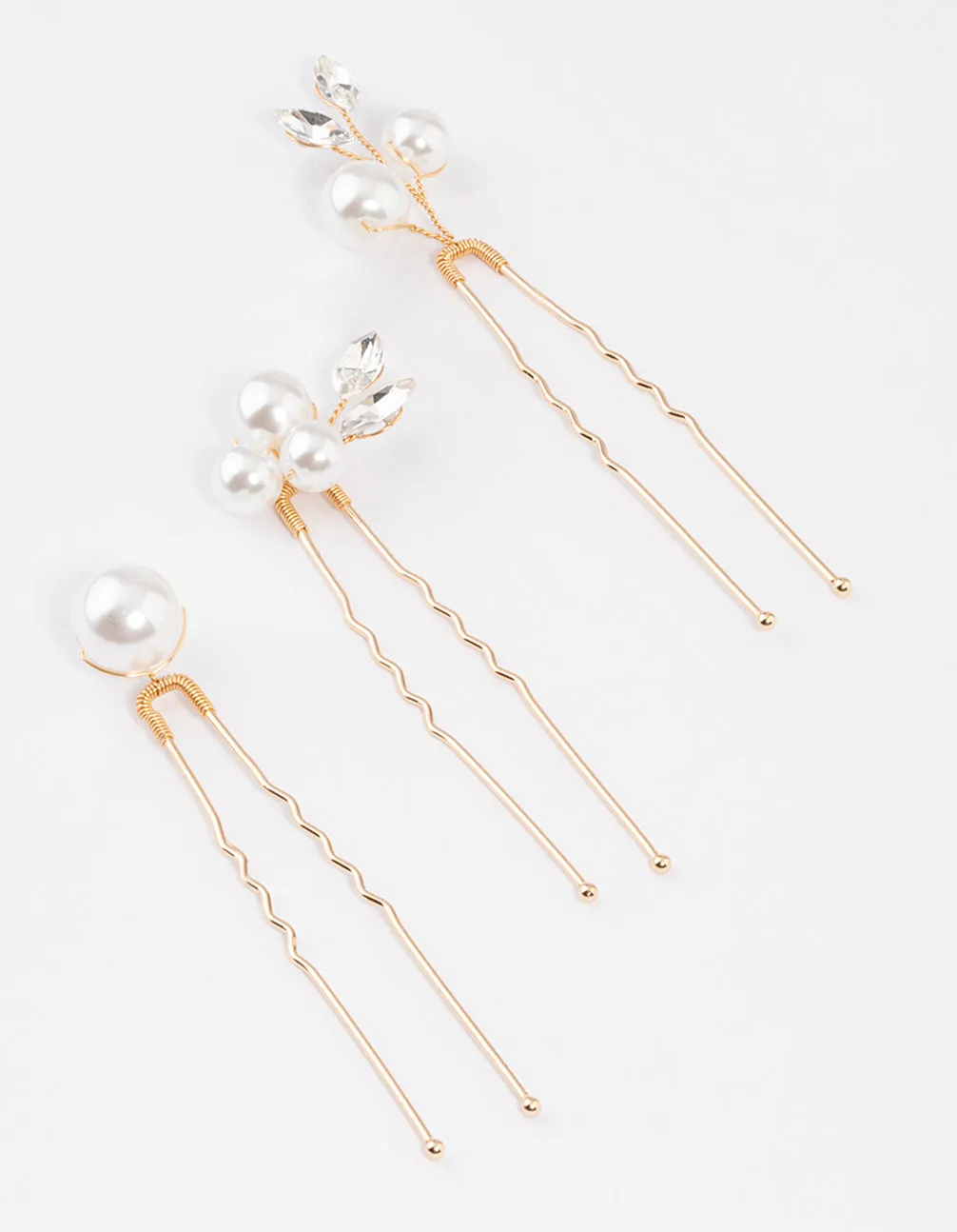 Gold Pearl Hair Pin Pack sold by lovisa product image thumbnail 2