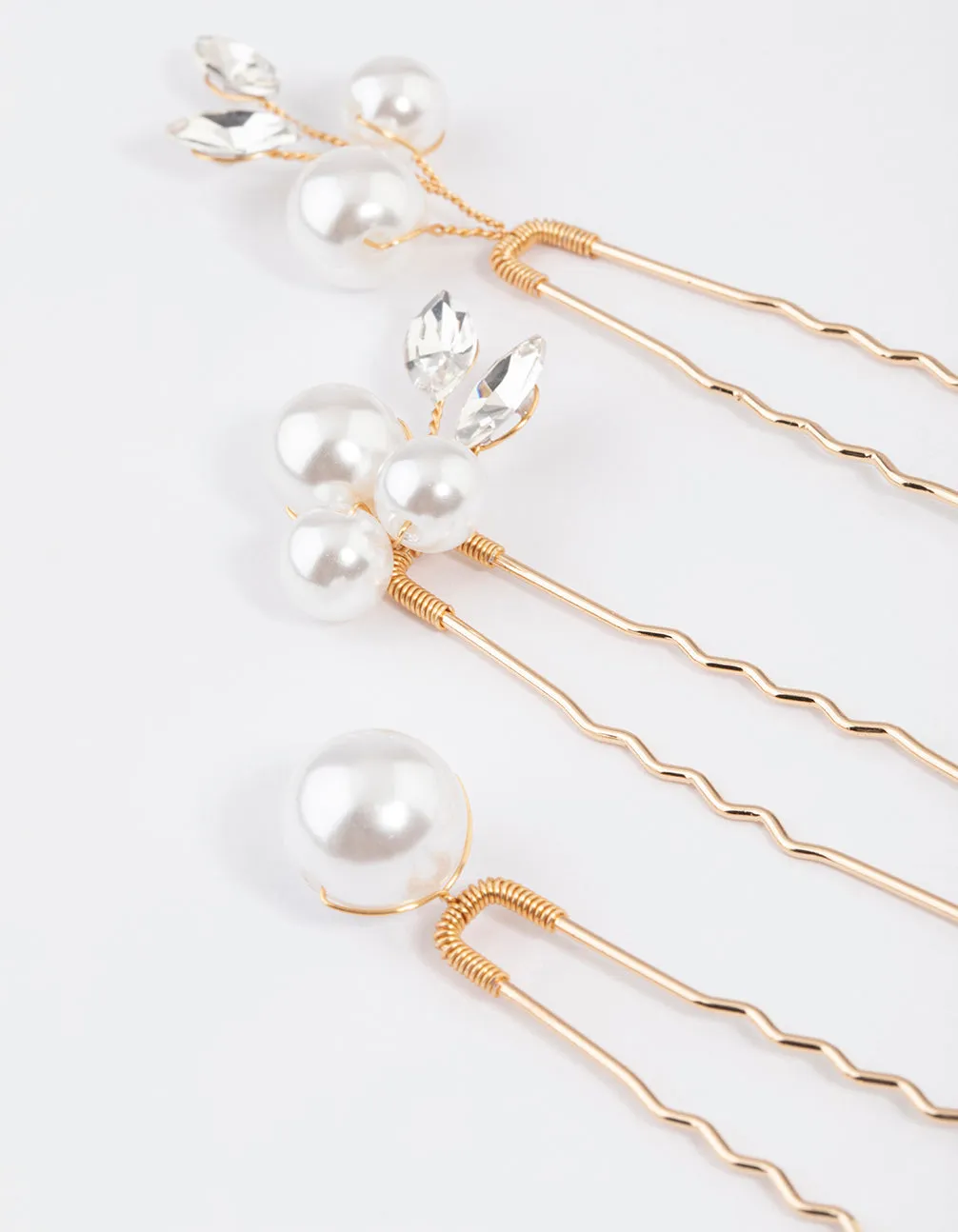 Gold Pearl Hair Pin Pack sold by lovisa product image thumbnail 3