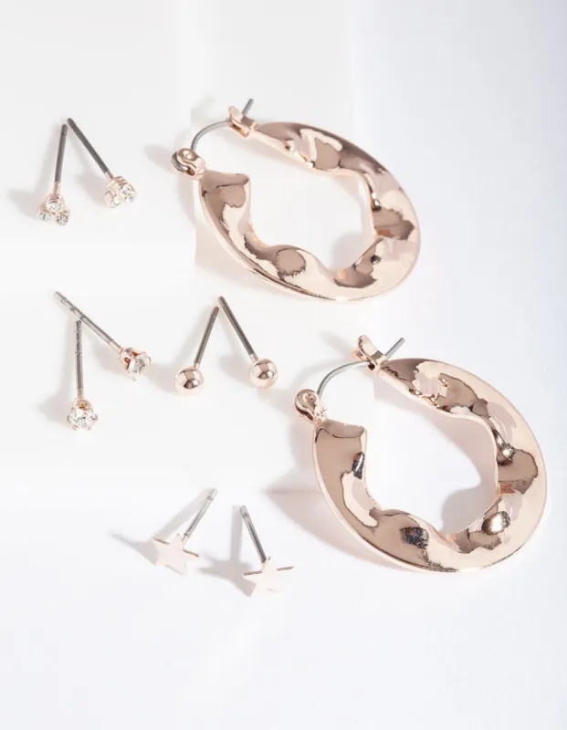 RGES RG WAVY HOOP 5PK ER@ sold by lovisa