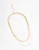 Gold Plated Max Width Snake Layered Necklace sold by lovisa