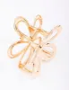 Gold Daisy Flower Hair Claw Clip sold by lovisa