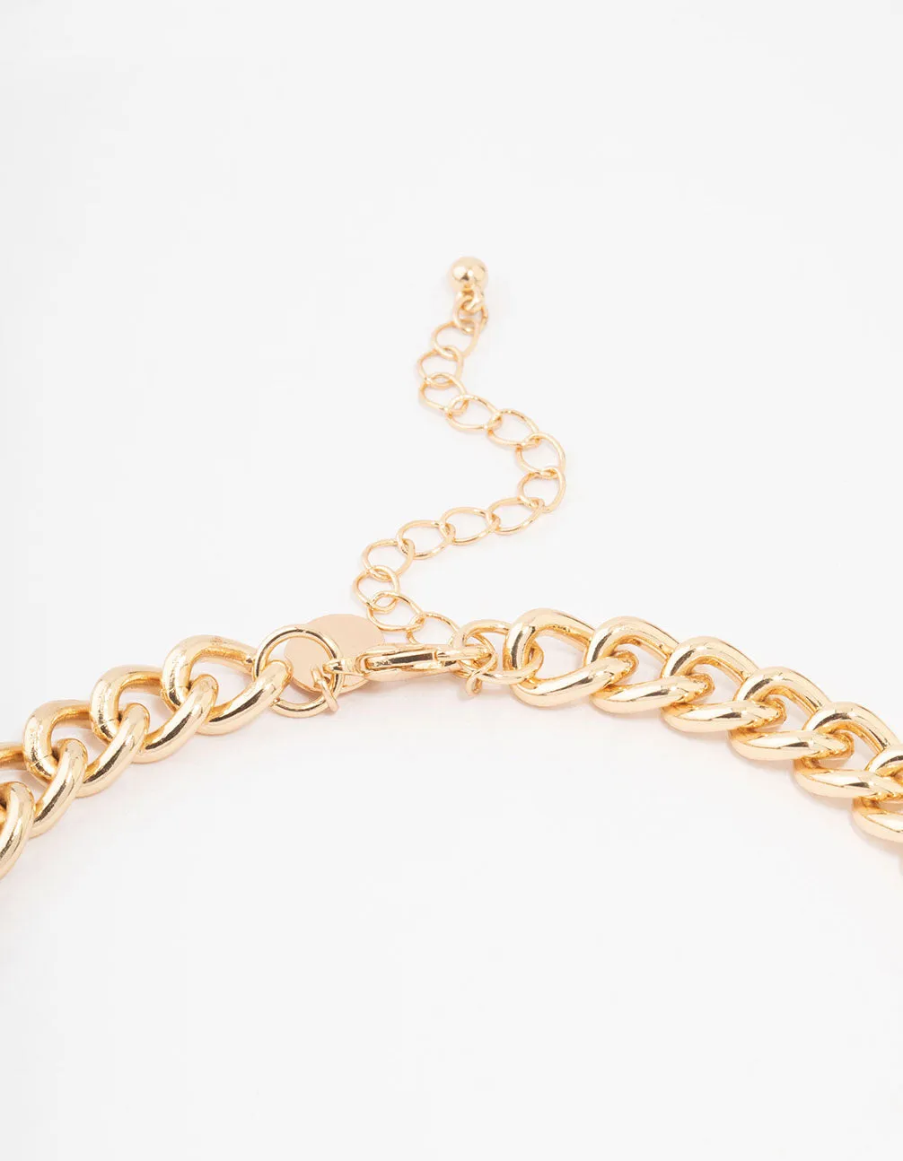 Gold Statement Chain Necklace sold by lovisa product image thumbnail 3