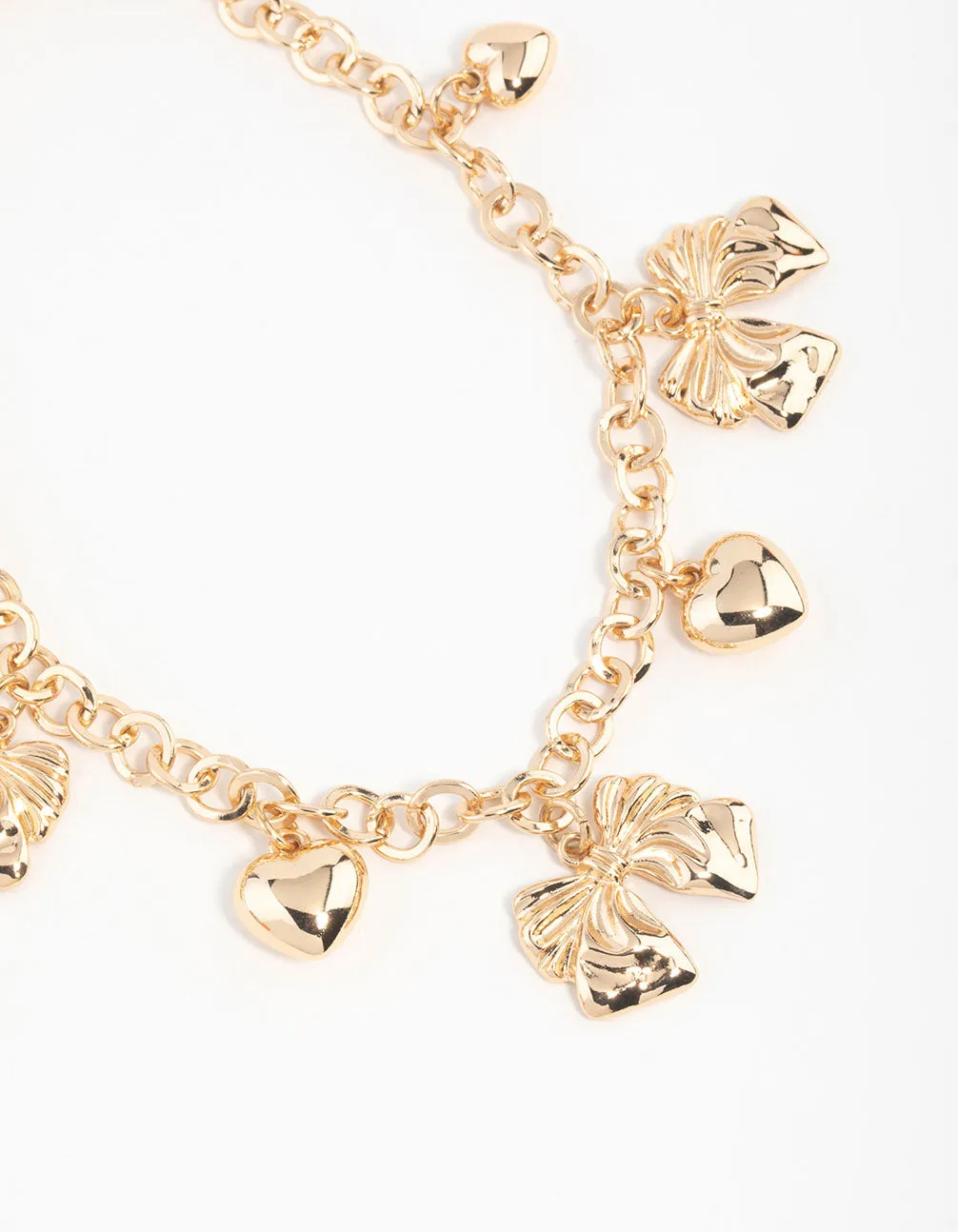 Gold Bow Charm Keychain sold by lovisa product image thumbnail 2