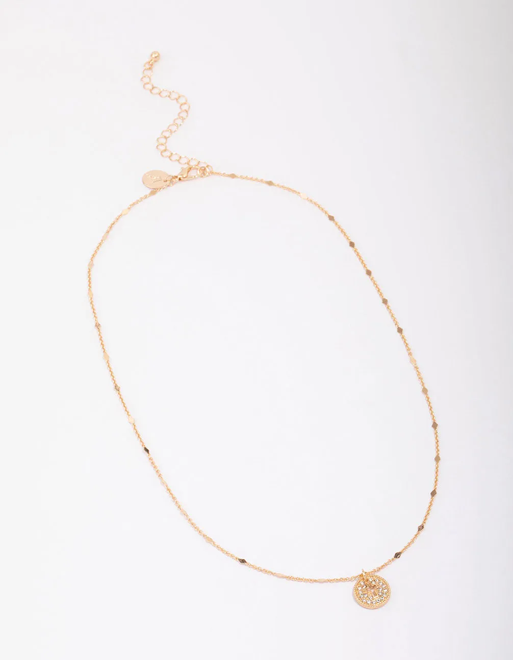 Gold Cross Medallion Pendant Necklace sold by lovisa product image thumbnail 2