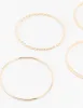 Gold Twisted Bangle Bracelets 4-Pack sold by lovisa