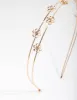 Gold Micro Flower Double Headband sold by lovisa