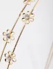 Gold Micro Flower Double Headband sold by lovisa