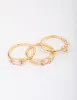 Gold Plated Butterfly Stacking Ring 3-Pack sold by lovisa
