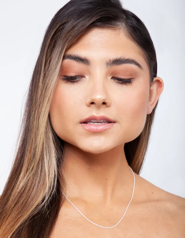 Sterling Silver Twisted Necklace sold by lovisa