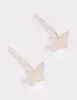 Sterling Silver Solid Butterfly Stud Earrings sold by lovisa