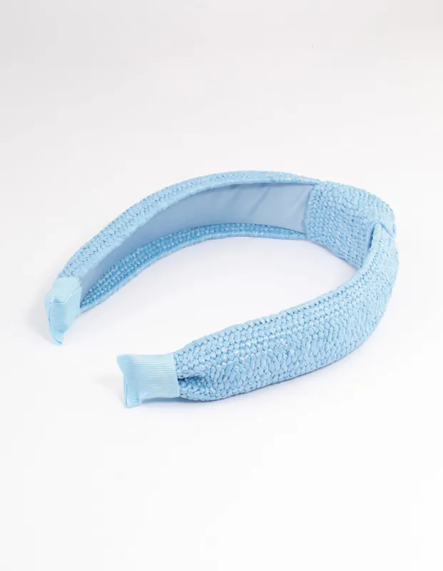 Fabric Raffia Twisted Knotted Headband sold by lovisa