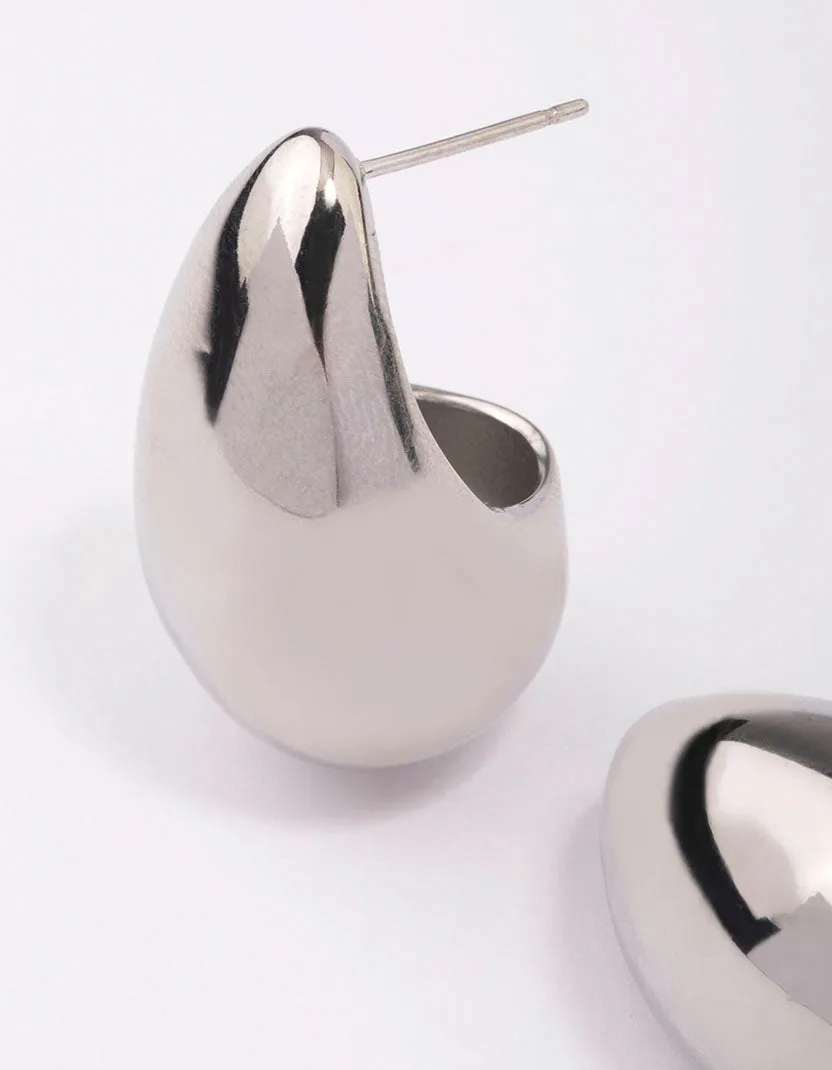 Stainless Steel Large Teardrop Earrings sold by lovisa product image thumbnail 4