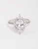 Silver Shining Star Cubic Zirconia Ring sold by lovisa