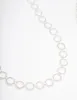 Silver Mini Open Diamante Circle Belt sold by lovisa
