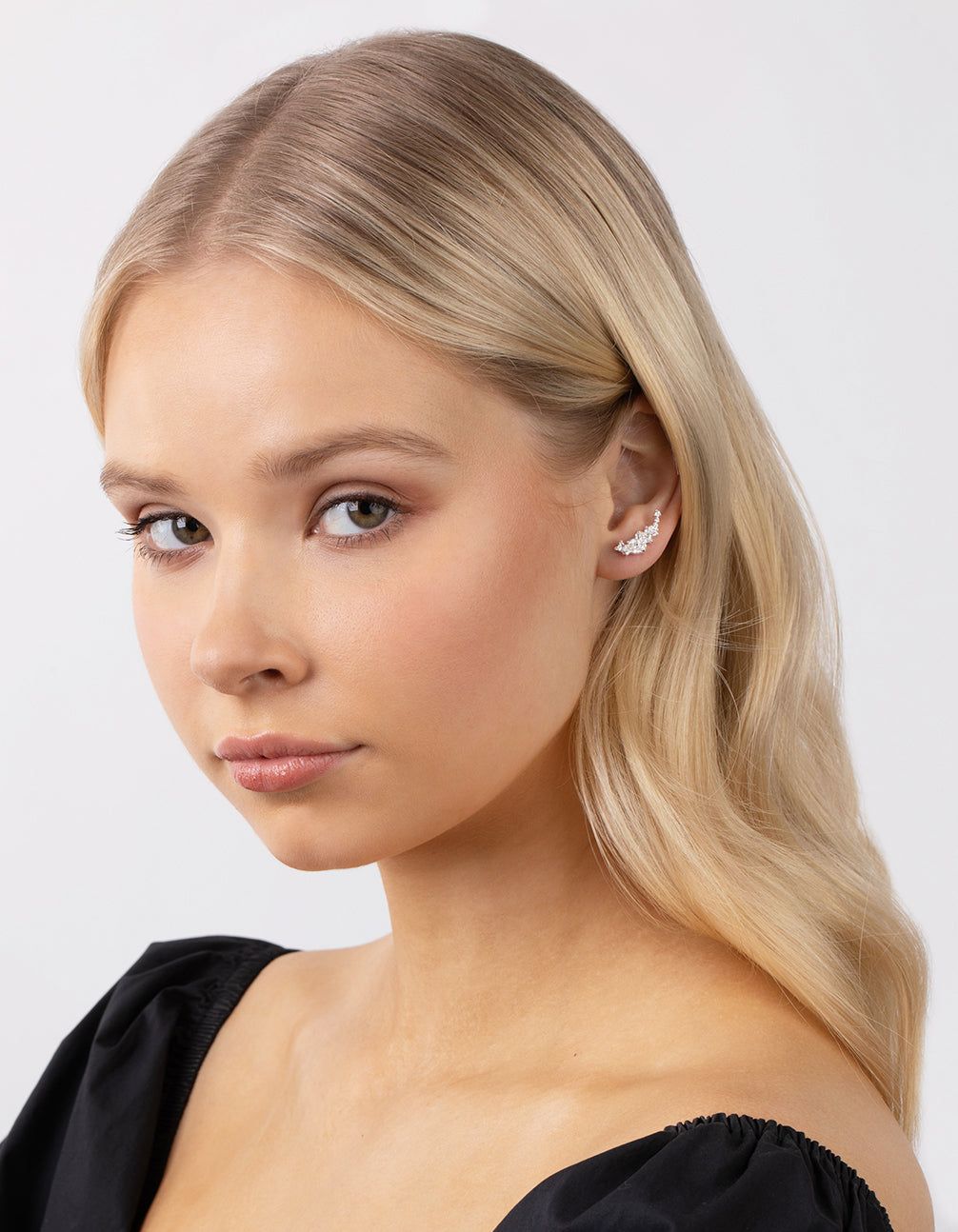 Sterling Silver Cubic Zirconia Mixed Cut Drop Earrings sold by lovisa product image thumbnail 5