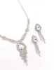 Rhodium Vintage Diamante Drop Jewellery Set sold by lovisa