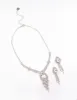 Rhodium Vintage Diamante Drop Jewellery Set sold by lovisa