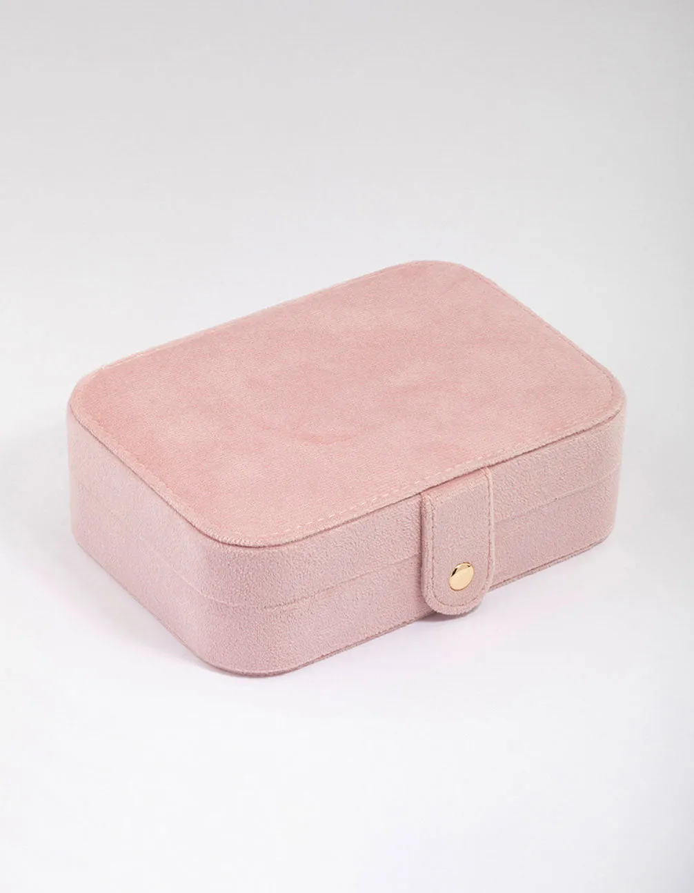 Blush Suede Rectangular Jewellery Box sold by lovisa product image thumbnail 3