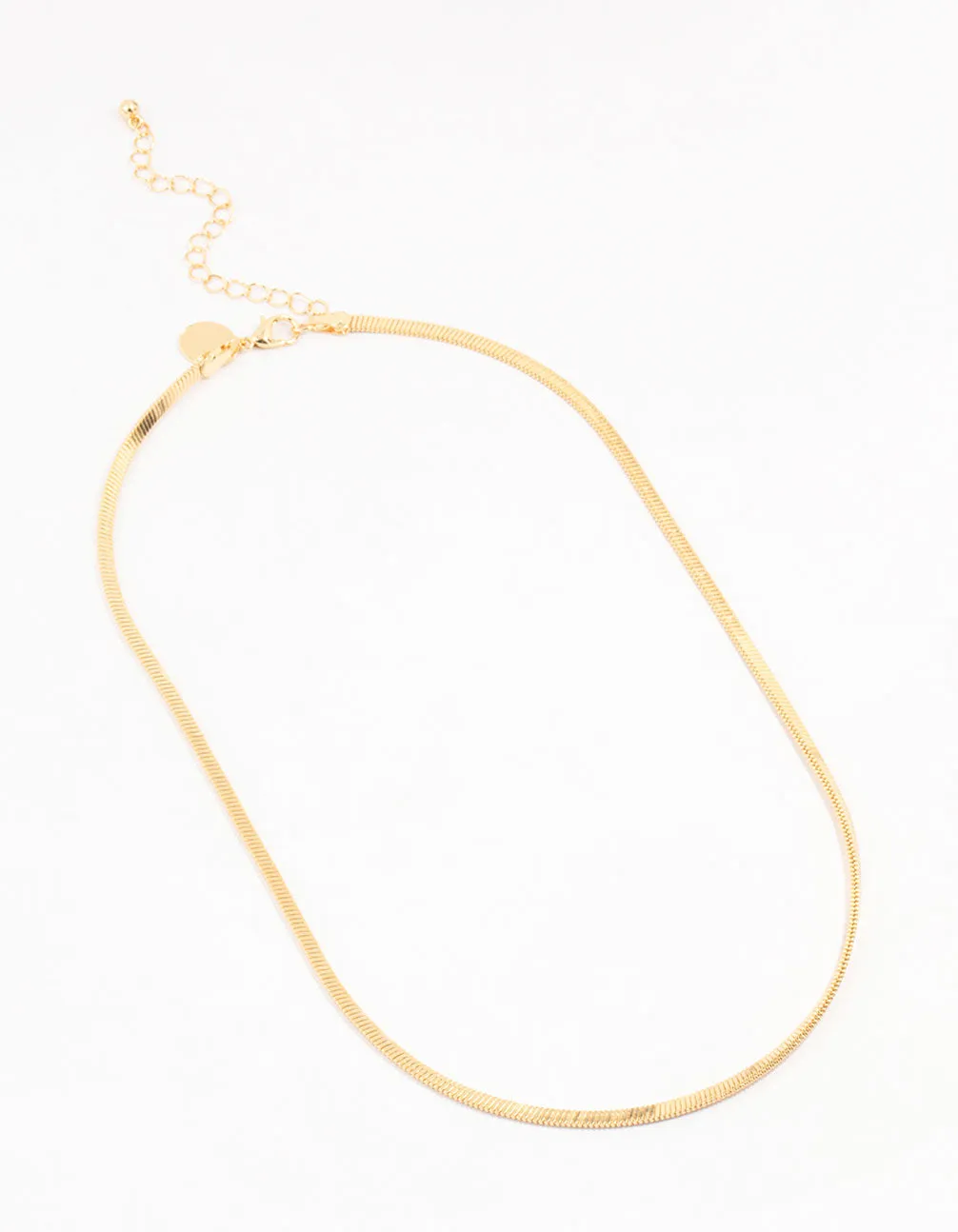 Gold Plated Clean Snake Chain Necklace sold by lovisa product image thumbnail 2