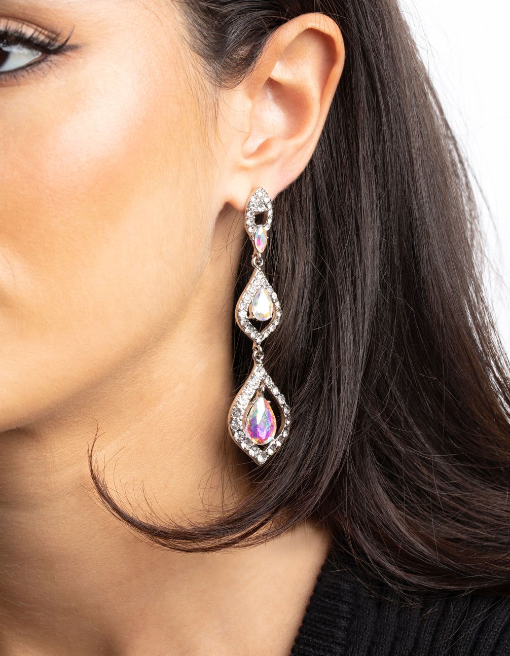 Silver Teardrop Earrings sold by lovisa product image thumbnail 2