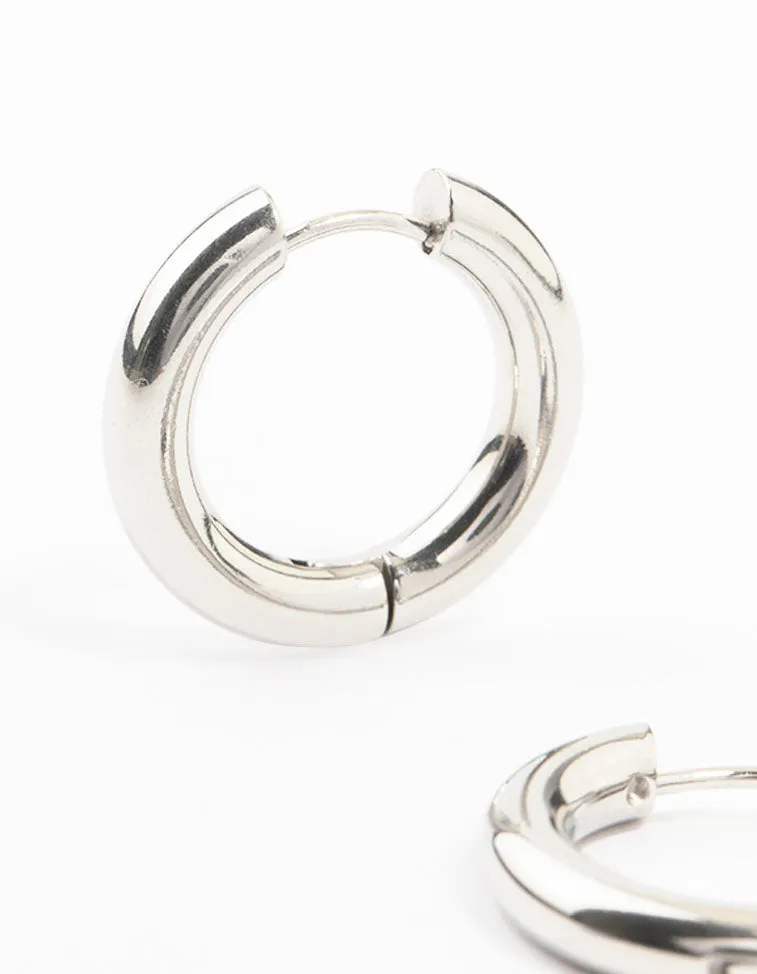 Waterproof Stainless Steel Thick Clicker Hoop Earrings 22 MM sold by lovisa product image thumbnail 2