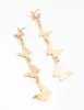 Gold Butterfly Strand Drop Earrings sold by lovisa