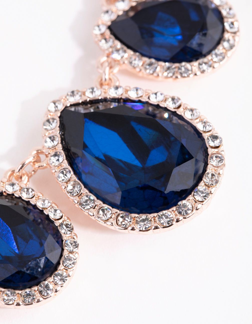 Rose Gold Classic Pear Halo Necklace sold by lovisa product image thumbnail 3