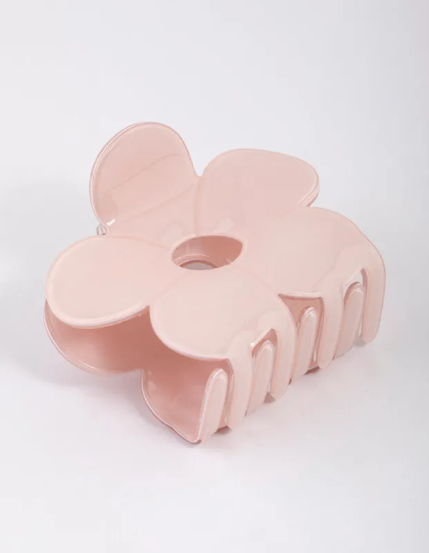 Plastic Brown Daisy Flower Claw Clip sold by lovisa