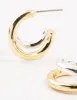 Mixed Metals Graduating Hoop Earrings sold by lovisa