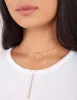 Gold Circle Double Choker sold by lovisa