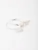 Silver Cubic Zirconia Bow Ring sold by lovisa