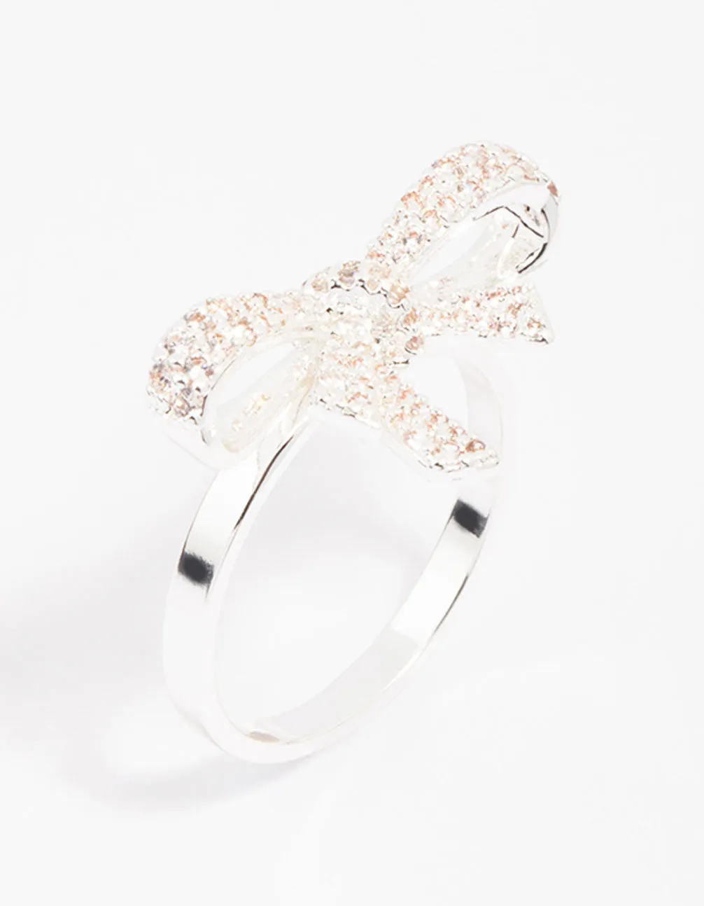 Silver Cubic Zirconia Bow Ring sold by lovisa product image thumbnail 2